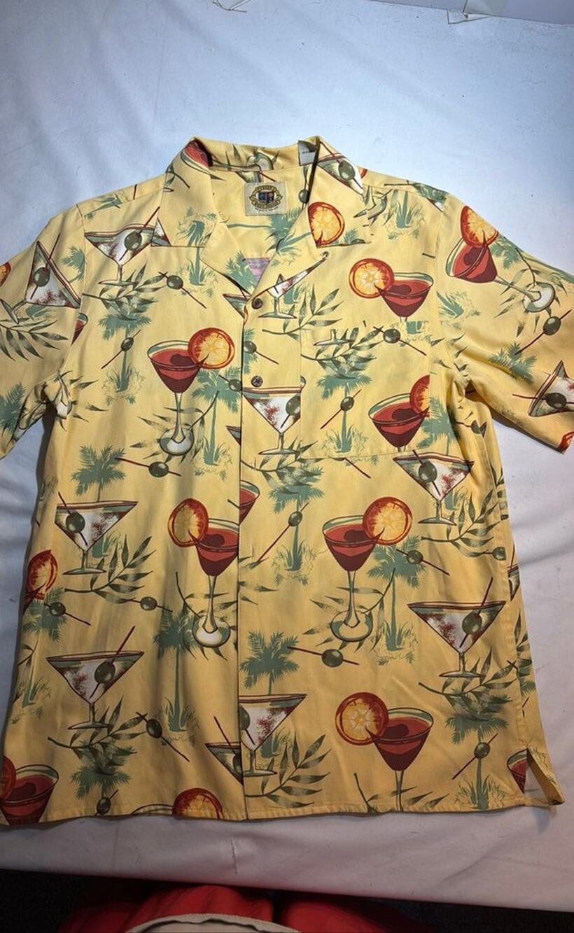 Pusser’s West Indies Tropical Cocktail Print Shirt
